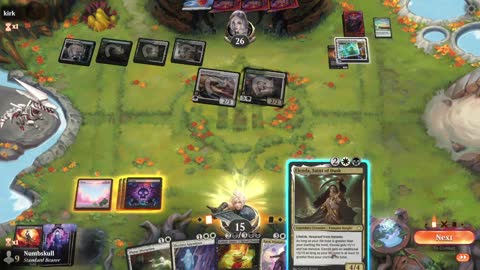 Watch MTG Arena Video Replay - Orzhov Midrange by Numbskull VS Selesnya Aggro by kirk - Chromatic Cube Draft