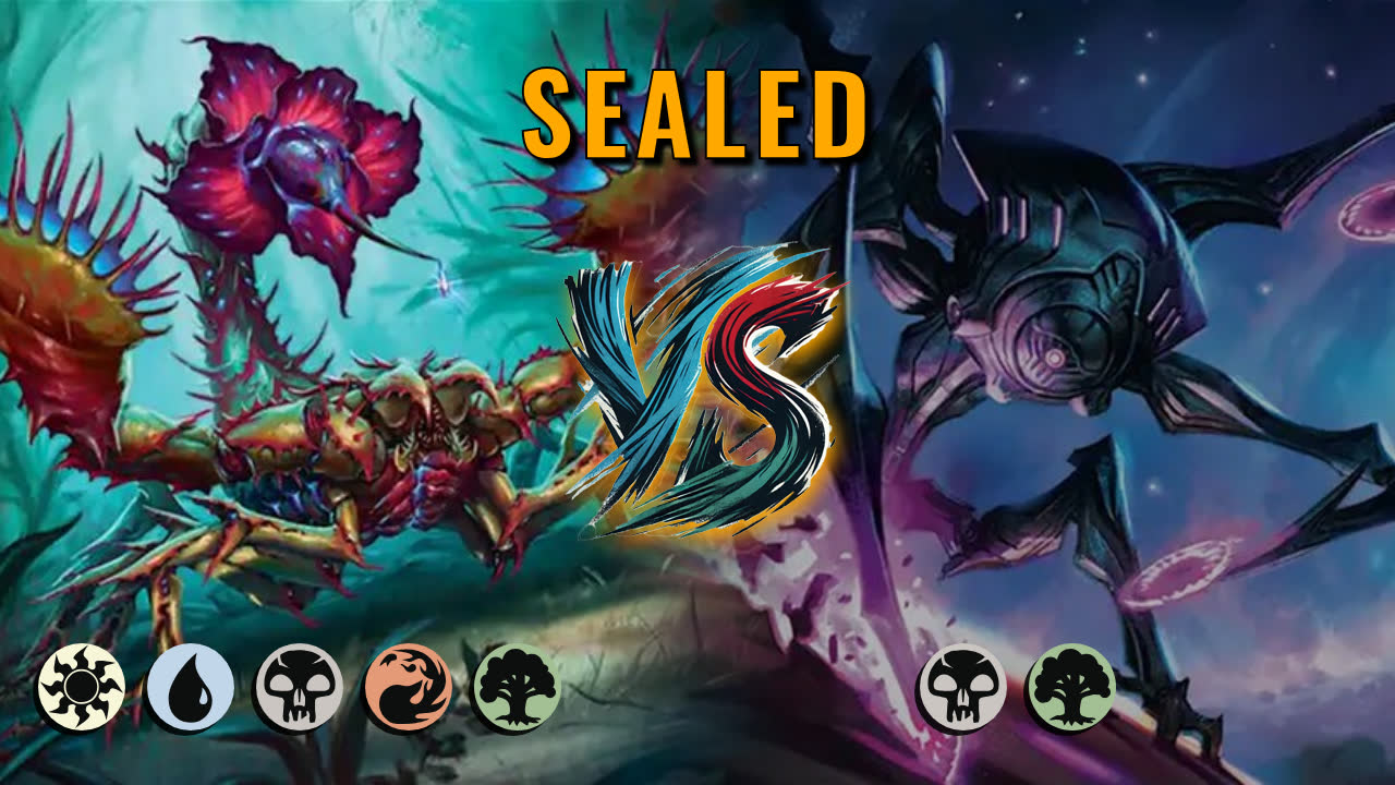 Watch MTG Arena Sealed Video - 5 Color Midrange by Numbskull VS Golgari Midrange by Savia - 92b6e6