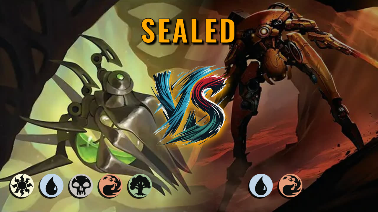 Watch MTG Arena Sealed Video - 5 Color Midrange by DamienF16 VS Izzet Midrange by stmigalla - 8383bb