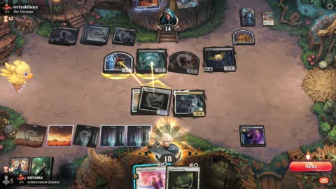 Watch MTG Arena Video Replay - Orzhov Midrange by saitama VS Esper Midrange by teriyakiboyz - Premier Draft