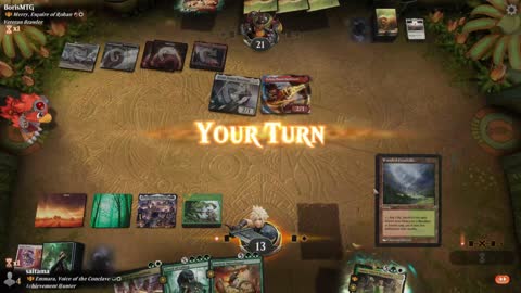 Watch MTG Arena Video Replay - Emmara, Voice of the Conclave by saitama VS Merry, Esquire of Rohan by BorisMTG - Historic Brawl