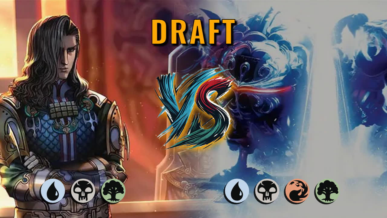 Watch MTG Arena Draft Video - Sultai Midrange by saitama VS UBRG Midrange by Cress - 34995b