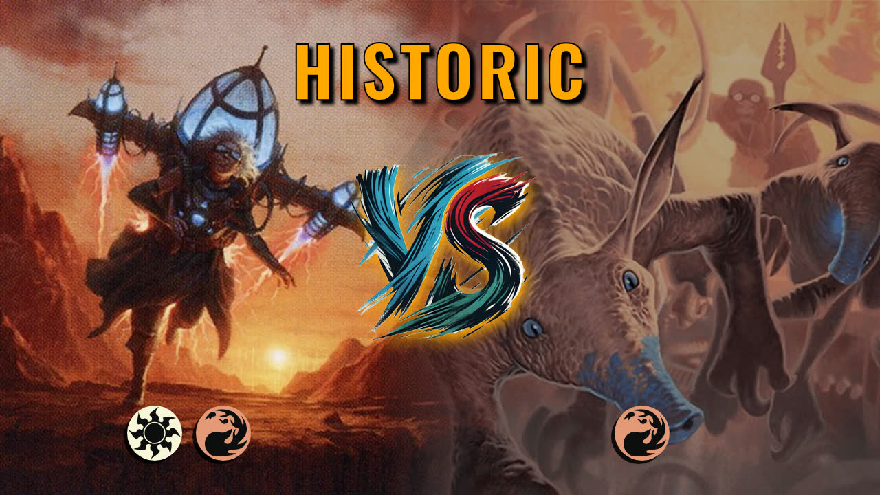 Watch MTG Arena Historic Video - Boros Aggro by MTGBudgetBrew VS Mono Red Aggro by Wardy - 4f0876