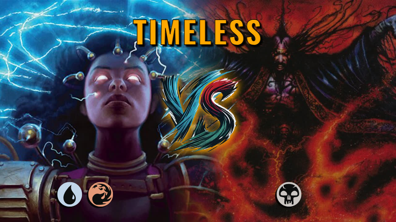 Watch MTG Arena Timeless Video - Izzet Midrange by Hawk Atankewo VS Mono Black Midrange by Wulfy Panda - e3dd8c