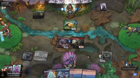 Watch MTG Arena Video Replay - Izzet Midrange by CunicoliGoblin VS Mono Green Aggro by ramenn0 - Standard Event
