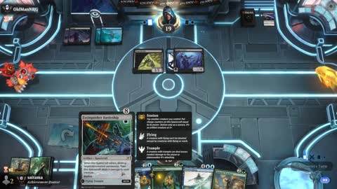 Watch MTG Arena Video Replay - Simic Midrange by saitama VS Dimir Aggro by OldManNRG - Premier Draft