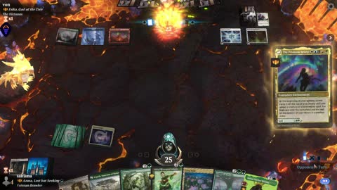 Watch MTG Arena Video Replay - Azusa, Lost but Seeking by saitama VS Esika, God of the Tree // The Prismatic Bridge by von - Historic Brawl