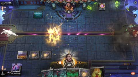 Watch MTG Arena Video Replay - Orzhov Midrange by Numbskull VS Simic Aggro by CCMTG - Traditional Standard Ranked