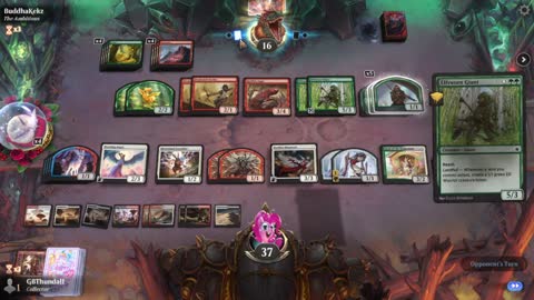 Watch MTG Arena Video Replay - Mardu Midrange by GBThundaII VS Gruul Aggro by BuddhaKekz - MWM Standard Pauper
