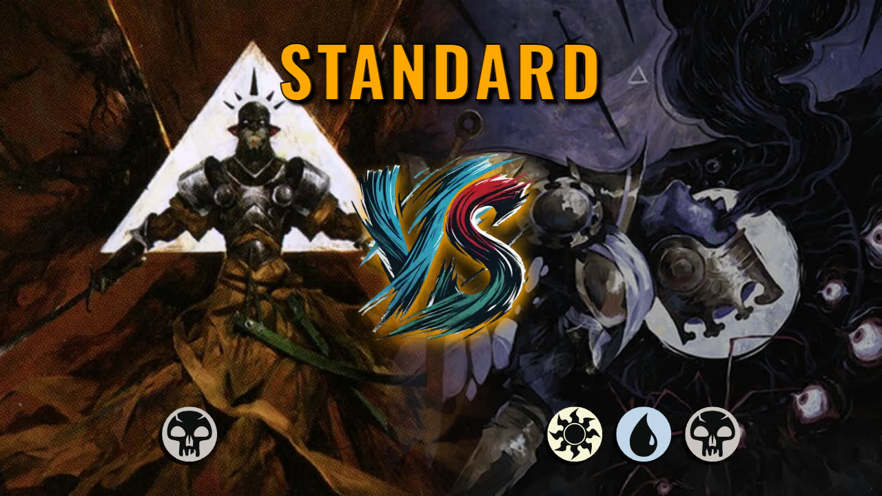 Watch MTG Arena Standard Video - Mono Black Midrange by Numbskull VS Esper Aggro by Jeicidepegaso92 - 96f035