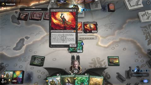 Watch MTG Arena Video Replay - Mono Green Aggro by utku VS Rakdos Midrange by Beerdreeb - Standard Ranked