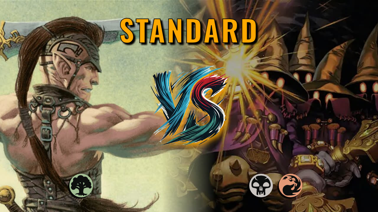 Watch MTG Arena Standard Video - Mono Green Aggro by utku VS Rakdos Midrange by Beerdreeb - 9fdf52