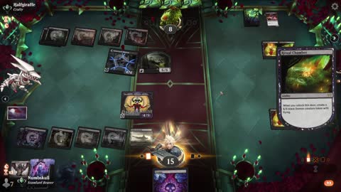 Watch MTG Arena Video Replay - Mono Black Midrange by Numbskull VS Rakdos Midrange by Halfgiraffe - Traditional Pioneer Ranked