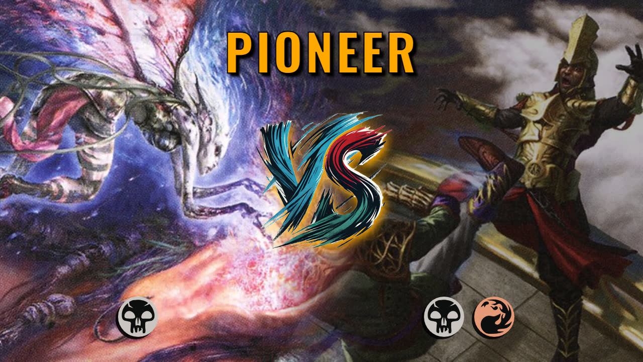 Watch MTG Arena Pioneer Video - Mono Black Midrange by Numbskull VS Rakdos Midrange by Halfgiraffe - 4de6d8