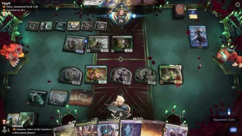 Watch MTG Arena Video Replay - Emmara, Voice of the Conclave by saitama VS Thrasios, Triton Hero by Vipp0 - Historic Brawl
