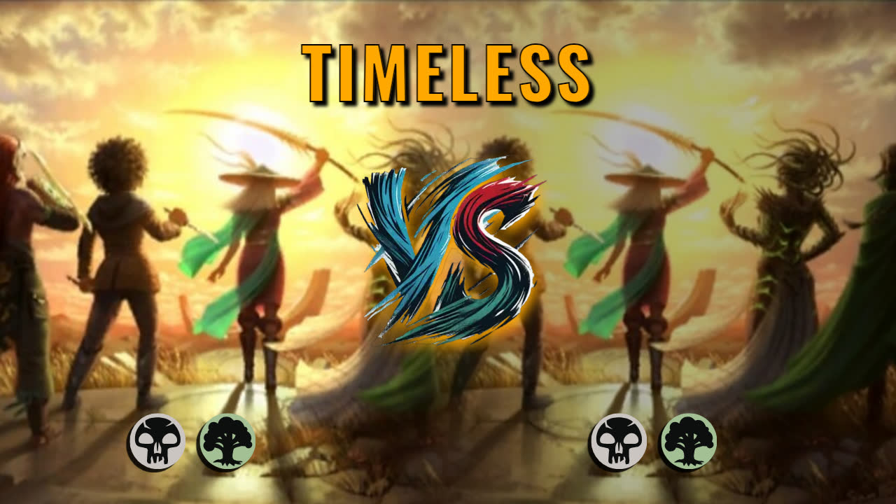 Watch MTG Arena Timeless Video - Golgari Aggro by HamHocks42 VS Golgari Aggro by Sulphur - 36b05a