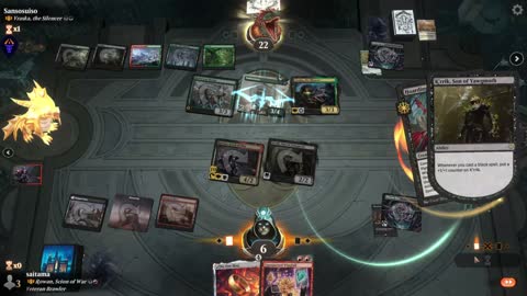 Watch MTG Arena Video Replay - Rowan, Scion of War by saitama VS Vraska, the Silencer by Sansosuiso - Historic Brawl