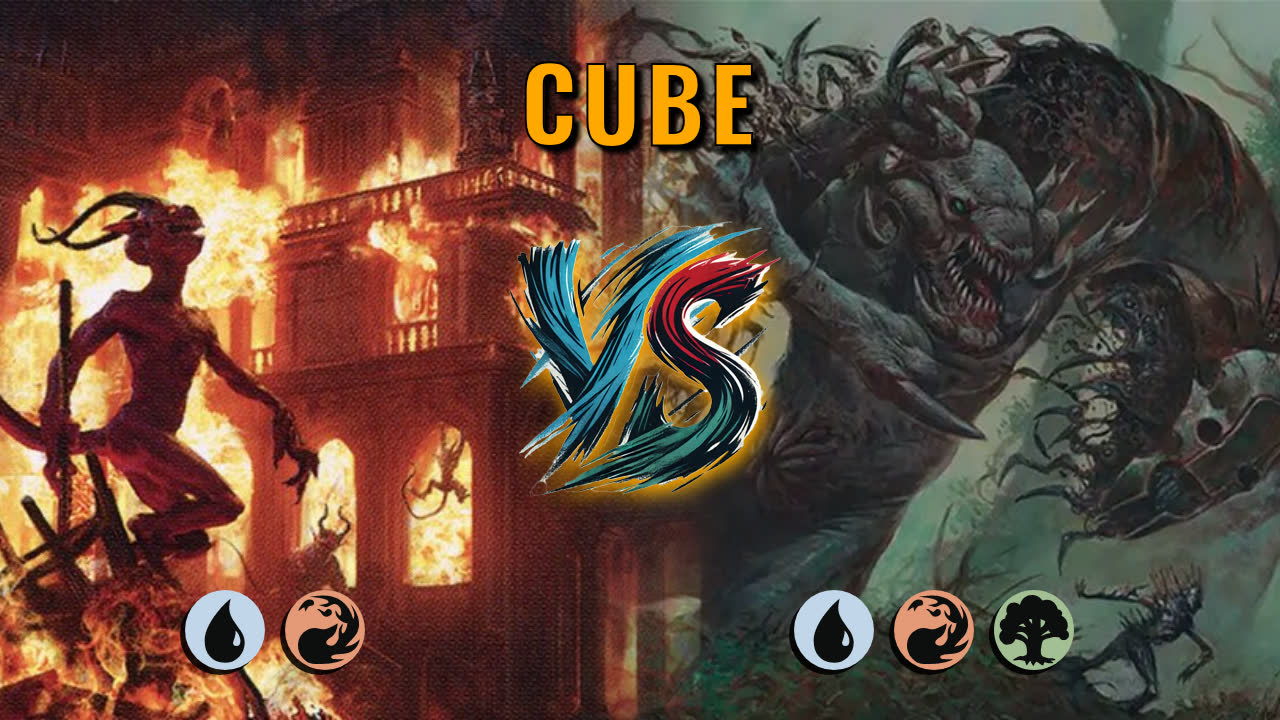 Watch MTG Arena Cube Video - Izzet Control by DamienF16 VS Temur Midrange by Glazerr - e5f096