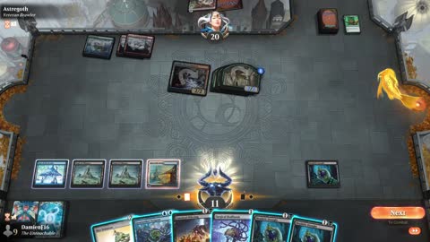 Watch MTG Arena Video Replay - Dimir Midrange by DamienF16 VS Temur Midrange by Astregoth - MWM Historic Pauper
