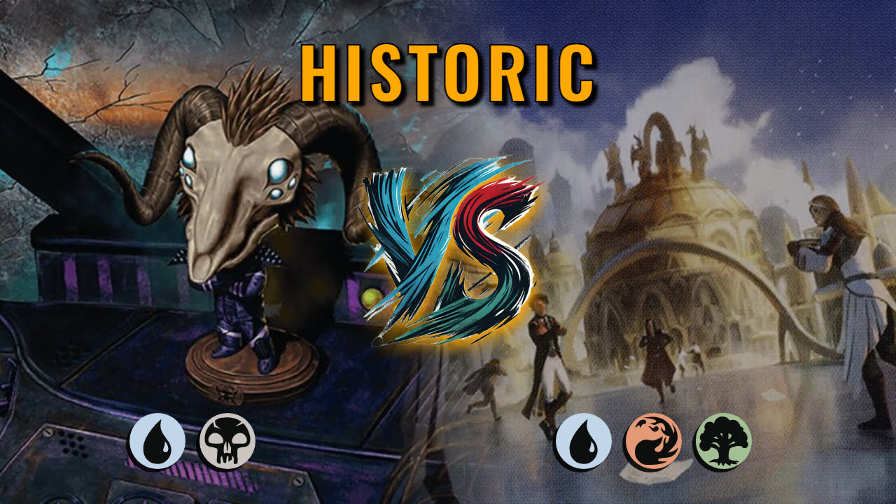 Watch MTG Arena Historic Video - Dimir Midrange by DamienF16 VS Temur Midrange by Astregoth - 8943c8