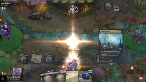 Watch MTG Arena Video Replay - Azorius Midrange by CunicoliGoblin VS Mono Red Aggro by matthefox - Standard Event