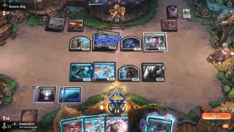 Watch MTG Arena Video Replay - Dimir Midrange by DamienF16 VS Boros Aggro by brazen_dog - Premier Draft