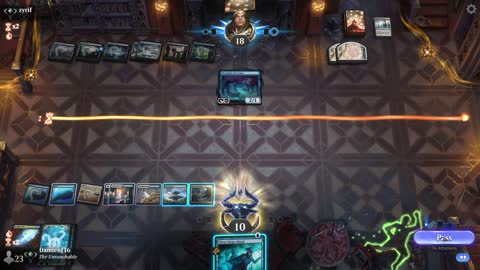 Watch MTG Arena Video Replay - Azorius Control by DamienF16 VS Dimir Midrange by zyrif - Traditional Standard Ranked