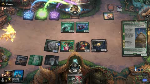 Watch MTG Arena Video Replay - Sultai Midrange by saitama VS Sultai Midrange by Wangor - Premier Draft