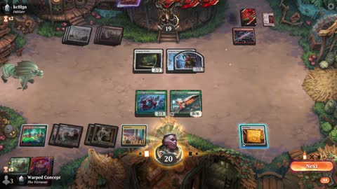 Watch MTG Arena Video Replay - Gruul Aggro by Warped Concept VS Boros Midrange by kc8lgn - Premier Draft