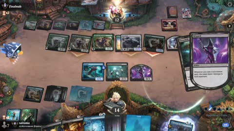 Watch MTG Arena Video Replay - Grixis Midrange by saitama VS Naya Midrange by Finalnub - Premier Draft
