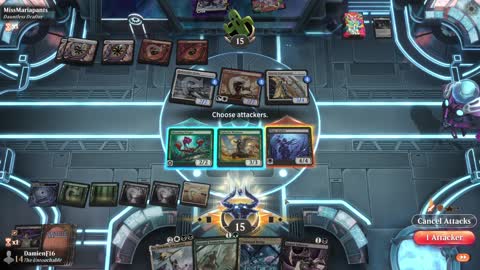 Watch MTG Arena Video Replay - 5 Color Midrange by DamienF16 VS Boros Aggro by MissMariapants - Sealed