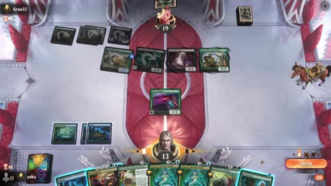Watch MTG Arena Video Replay - Simic Midrange by utku VS Golgari Aggro by Krua32 - Standard Ranked