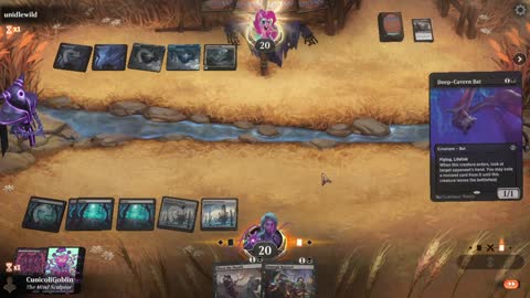 Watch MTG Arena Video Replay - Mono Black Midrange by CunicoliGoblin VS Dimir Control by unidlewild - Standard Play
