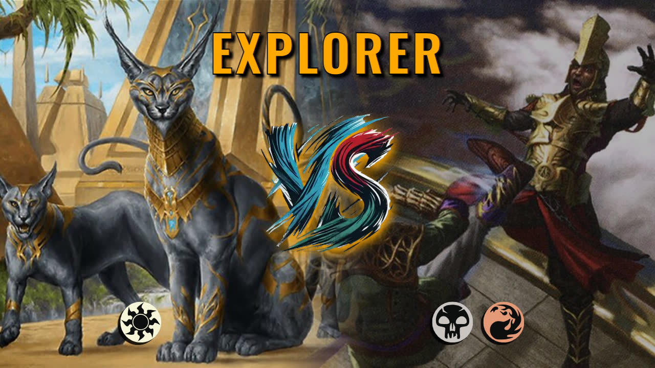 Watch MTG Arena Explorer Video - Mono White Aggro by Khat VS Rakdos Midrange by spanki - fdc9d0