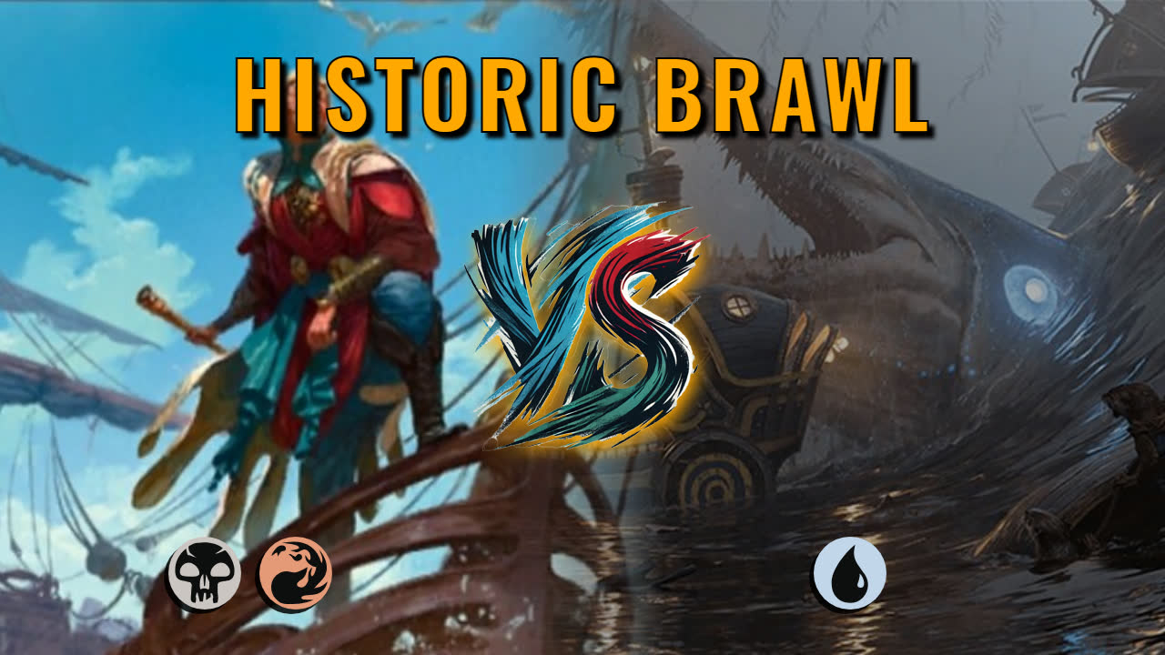 Watch MTG Arena Historic Brawl Video - Crucias, Titan of the Waves by saitama VS Eluge, the Shoreless Sea by lay221 - 90594f