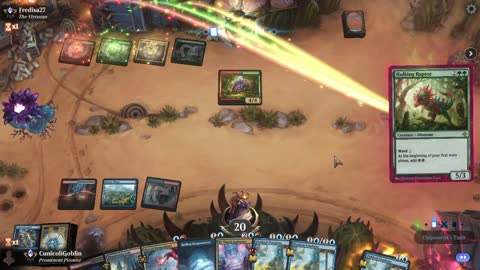 Watch MTG Arena Video Replay - Jeskai Midrange by CunicoliGoblin VS Gruul Midrange by Fredisa27 - Alchemy Ranked