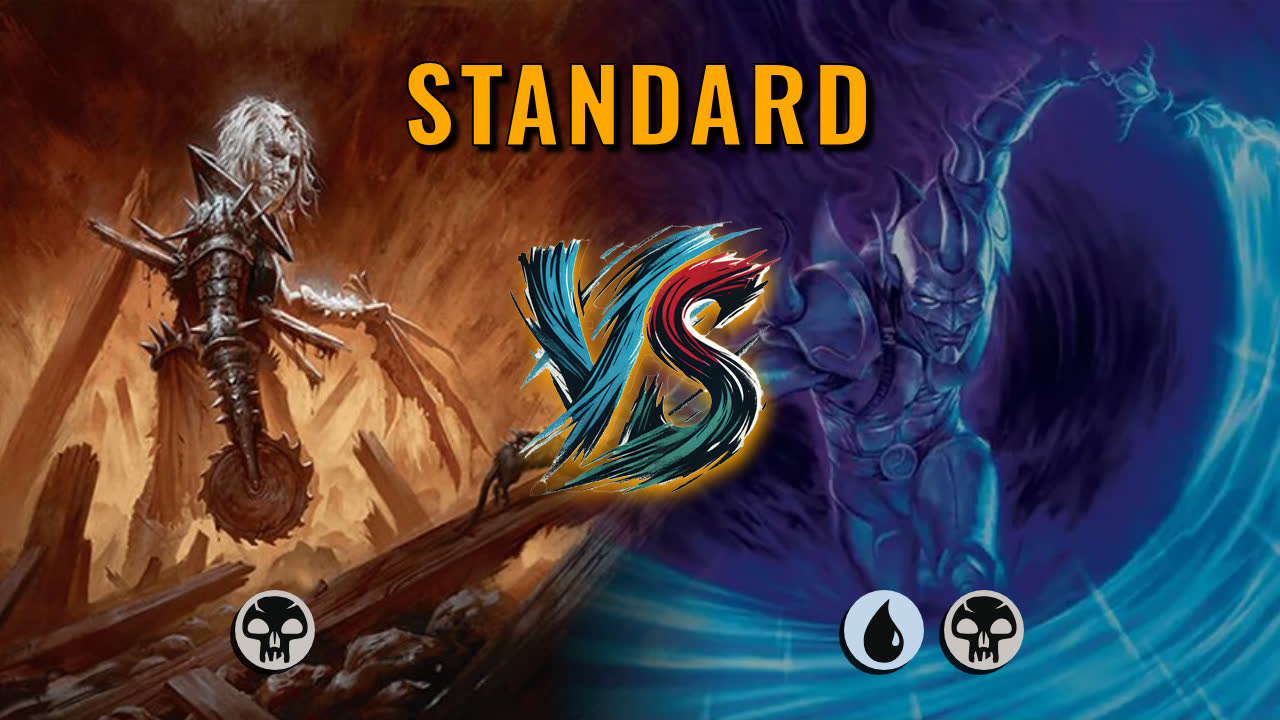 Watch MTG Arena Standard Video - Mono Black Midrange by Numbskull VS Dimir Midrange by Kurowski - c117c3