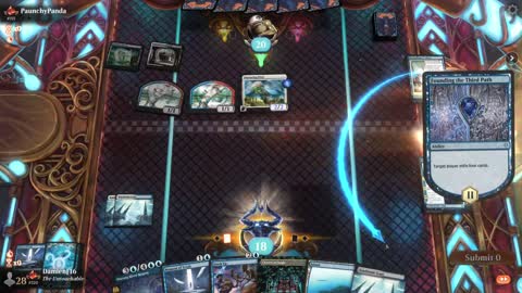 Watch MTG Arena Video Replay - Azorius Midrange by DamienF16 VS Esper Aggro by PaunchyPanda - Traditional Standard Ranked