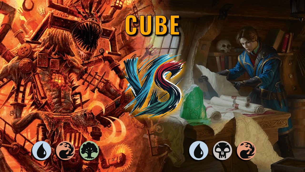Watch MTG Arena Cube Video - Temur Midrange by DamienF16 VS Grixis Midrange by cmschex - f444c2