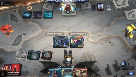 Watch MTG Arena Video Replay - Izzet Midrange by CunicoliGoblin VS Dimir Aggro by Cervi - Alchemy Play