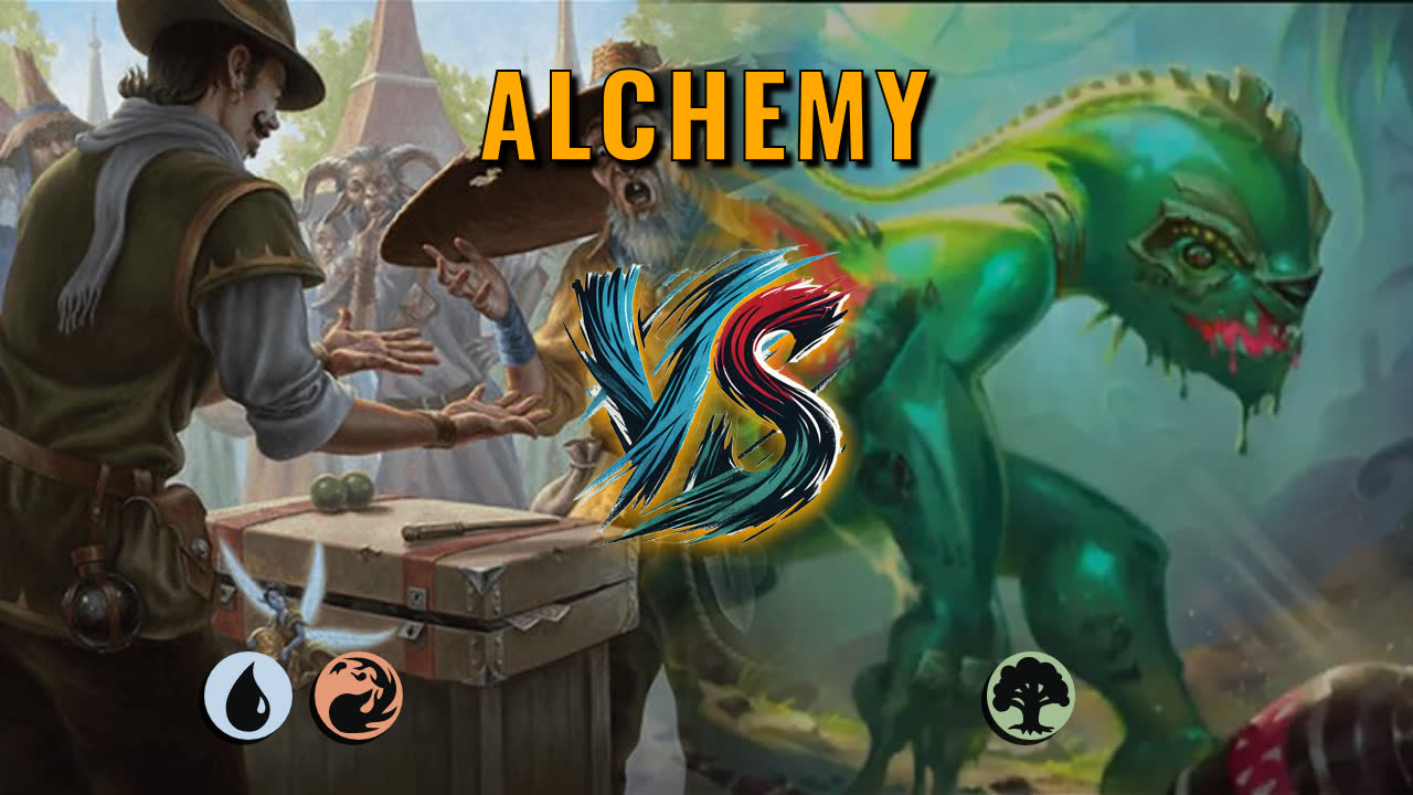 Watch MTG Arena Alchemy Video - Izzet Midrange by CunicoliGoblin VS Mono Green Midrange by Olen - 10caaf