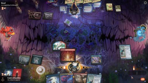 Watch MTG Arena Video Replay - Izzet Aggro by CunicoliGoblin VS Gruul Aggro by hiza2 - Alchemy Play