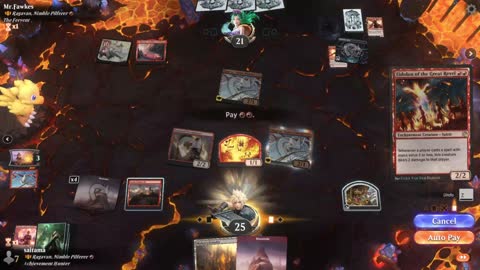 Watch MTG Arena Video Replay - Ragavan, Nimble Pilferer by saitama VS Ragavan, Nimble Pilferer by Mr.Fawkes - Historic Brawl