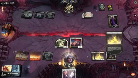 Watch MTG Arena Video Replay - Mono White Midrange by Namakai VS Mono Black Midrange by Rare Earth - Traditional Standard Ranked