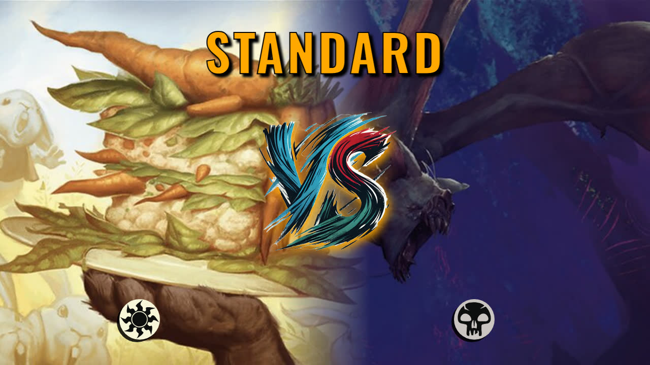 Watch MTG Arena Standard Video - Mono White Midrange by Namakai VS Mono Black Midrange by Rare Earth - bba039