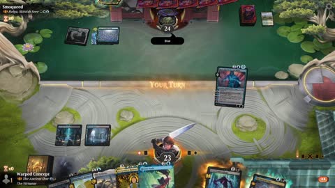 Watch MTG Arena Video Replay - The Ancient One by Warped Concept VS Helga, Skittish Seer by Smoqueed - Historic Brawl