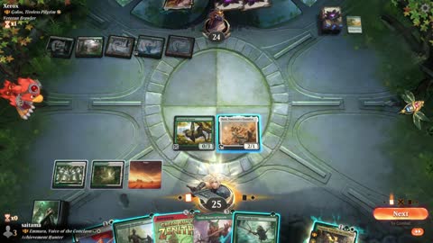 Watch MTG Arena Video Replay - Emmara, Voice of the Conclave by saitama VS Golos, Tireless Pilgrim by Xerox - Historic Brawl