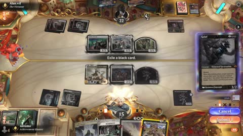 Watch MTG Arena Video Replay - Orzhov Midrange by saitama VS Boros Aggro by Alan.vtf - Traditional Timeless Ranked