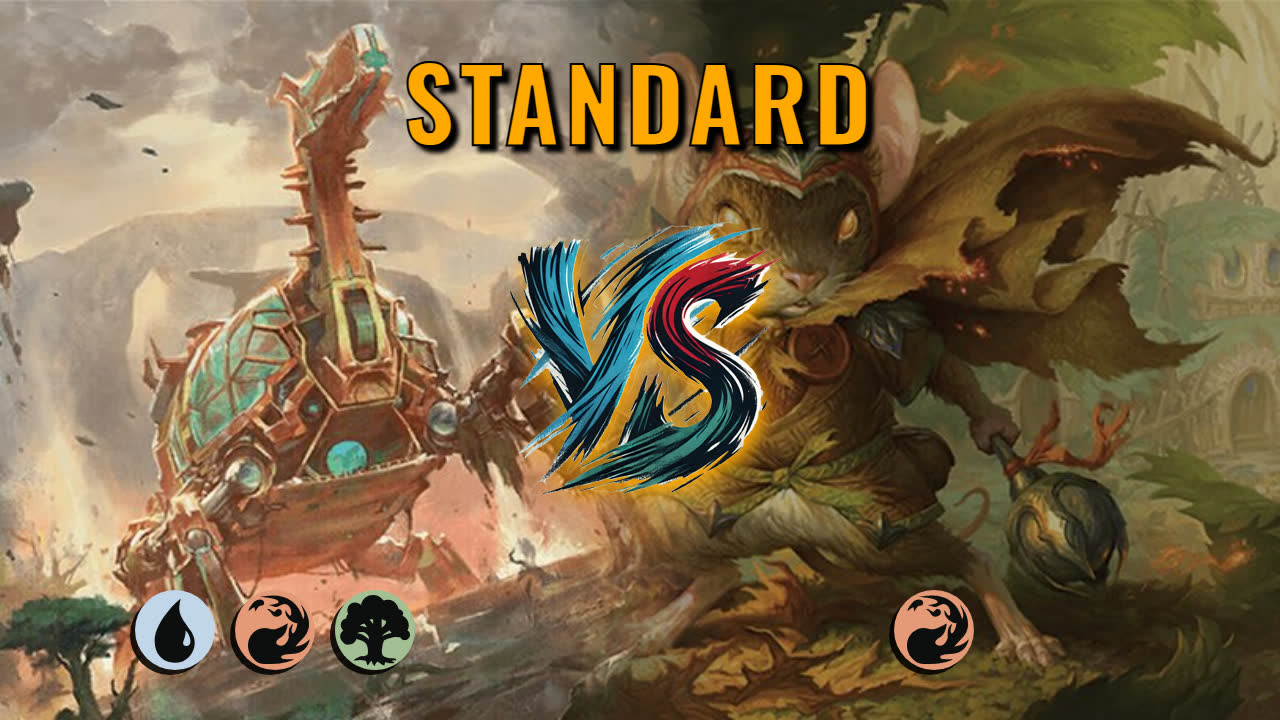 Watch MTG Arena Standard Video - Temur Midrange by DamienF16 VS Mono Red Aggro by Razthir - 40b192