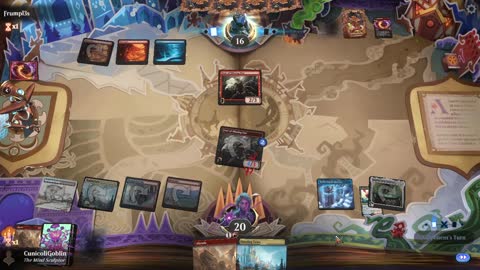 Watch MTG Arena Video Replay - Izzet Midrange by CunicoliGoblin VS Izzet Midrange by Frumpl3s - Standard Event